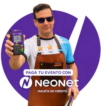 Pago con tarjeta de crédito disponible para eventos